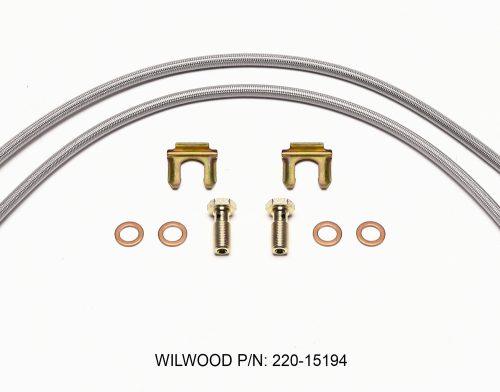 220-15194 Wilwood Flexline Kit for C6 Corvette Front (Non-Z06) Drop-in