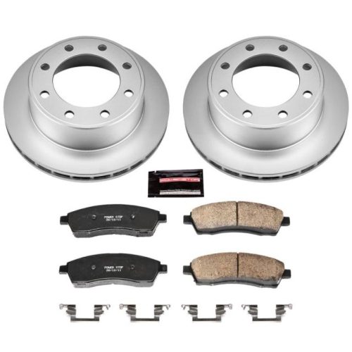 2002-2005 Ford F-250 Super Duty Rear Brake Rotor and Ceramic Pad Assembly - Premium Replacement