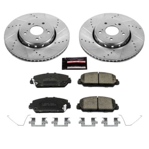 2013-2018 Acura RDX & 2016 Acura ILX Front Z23 Evolution Sport Brake Upgrade Kit - Premium Heavy-Duty Performance