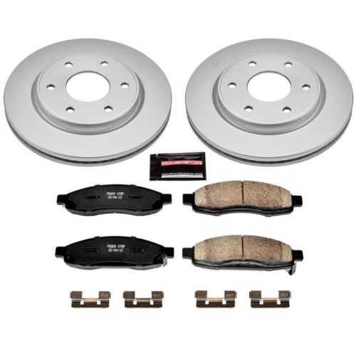 2006-2007 Nissan Titan & Infiniti QX56 Front Brake Rotor and Ceramic Pad Assembly - Heavy-Duty Fleet Replacement