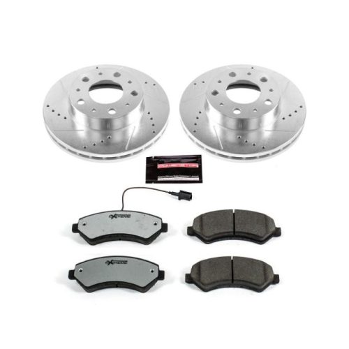 2014-2017 Ram ProMaster 1500, 2500, 3500 Front Z36 Truck & Tow Brake Upgrade Kit with Drilled & Slotted Rotors - Premium Heavy-Duty Performance