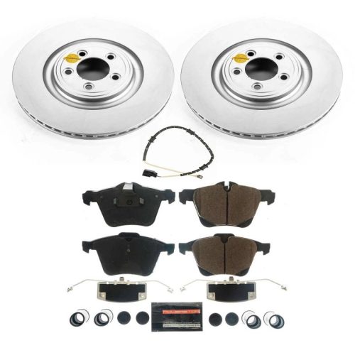 2014-2020 Jaguar F-Type Front Brake Rotor and Ceramic Pad Assembly - Heavy-Duty Fleet and European Vehicle Replacement