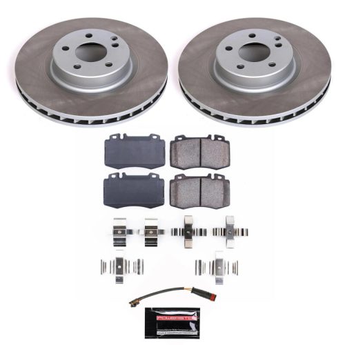 2007-2011 Mercedes-Benz CLS550 Front Semi-Coated Rotor Brake Assembly - Heavy-Duty Replacement for Fleet & Commercial Use