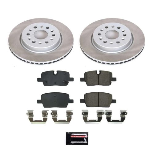 2021 GMC Acadia & 2021 Chevrolet Traverse Rear Semi-Coated Rotor Brake Assembly - Premium Replacement