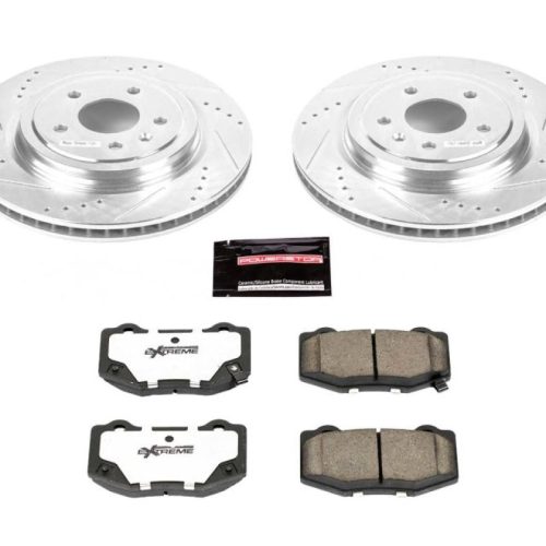 2014-2019 Chevrolet Corvette Rear Z26 Street Warrior Brake Upgrade Kit - Premium Heavy-Duty Performance Replacement