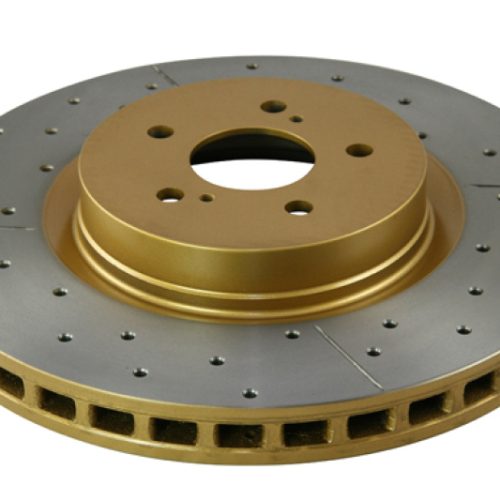 DBA Street Series Front Drilled and Slotted Rotor for Subaru Legacy 2005-09 - Premium Replacement - Image 3