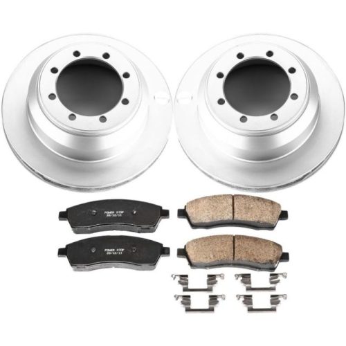 2002-2004 Ford F-350 Super Duty Rear Brake Rotor and Pad Assembly - Heavy-Duty Replacement for Fleet and Commercial Vehicles