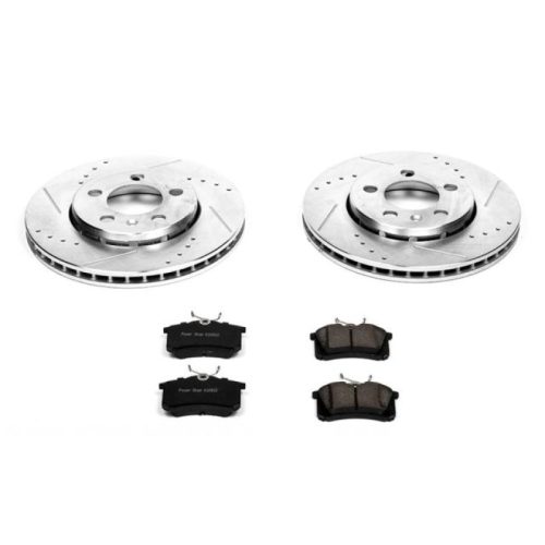 2002-2006 Volkswagen Golf, 2003-2006 Audi TT Quattro Rear Z23 Evolution Sport Brake Upgrade Kit - Premium Replacement