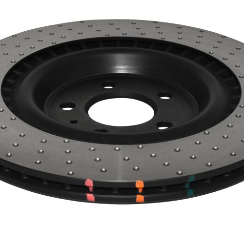 DBA 4000 Series Dimpled Rear Brake Rotor for Audi A8 S8 A6 A7 Quattro 2011-2018 Premium Replacement - Image 2