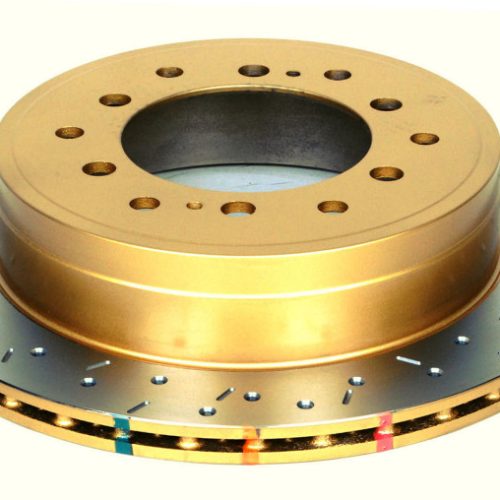 DBA 4000 Series Drilled and Slotted Rotor for Toyota 4Runner and FJ Cruiser 2010-13 - Premium Replacement - Image 3
