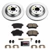 2016-2017 Mercedes-Benz GLE-Class Rear Z23 Evolution Sport Coated Brake Rotor and Pad Assembly - Premium Replacement