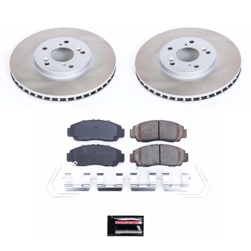 2011-2014 Honda Accord & Acura TSX Front Semi-Coated Rotor Brake Assembly - Heavy-Duty Fleet Replacement