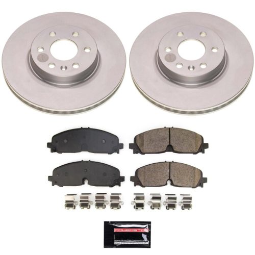 2021-2022 GMC Canyon & Chevrolet Colorado Front Brake Rotor and Pad Assembly - Heavy-Duty Fleet Replacement with Geomet Coated Rotors and Low-Dust Ceramic Pads
