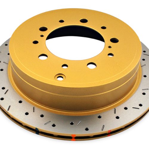 DBA 4000 Series Rear Drilled and Slotted Rotor for Toyota Land Cruiser and Tacoma 2007-13 - Premium Heavy-Duty Replacement - Image 6