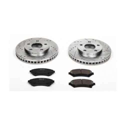 2000-2005 Buick Century Front Z23 Evolution Sport Brake Rotor and Pad Assembly - Heavy-Duty Performance Upgrade