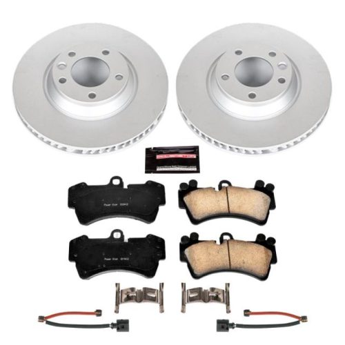 2004-2009 Audi Q7 & 2004-2007 Volkswagen Touareg Front Z23 Evolution Sport Coated Brake Kit - Premium Replacement