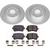 2009 Volkswagen Passat Rear Z23 Evolution Sport Coated Brake Rotor and Carbon-Fiber Ceramic Brake Pads - Premium Replacement