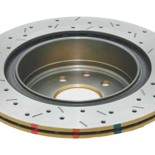 DBA 4000 Series XS Rear Drilled and Slotted Rotor for Nissan 350Z and Infiniti G35 (2005-2007) - Premium Replacement - Image 7