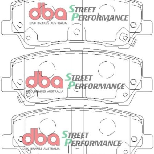 DBA Street Series Brake Pads for Ford Mustang 2015-16 Rear - Premium Replacement