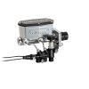 Mopar Compact Tandem Master Cylinder Kit with Combination Valve, 1 inch Bore, Chrome Finish