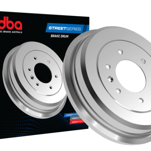 DBA Street Series Rear Brake Drum for Mitsubishi Mirage 2013 and Newer - Heavy-Duty Replacement