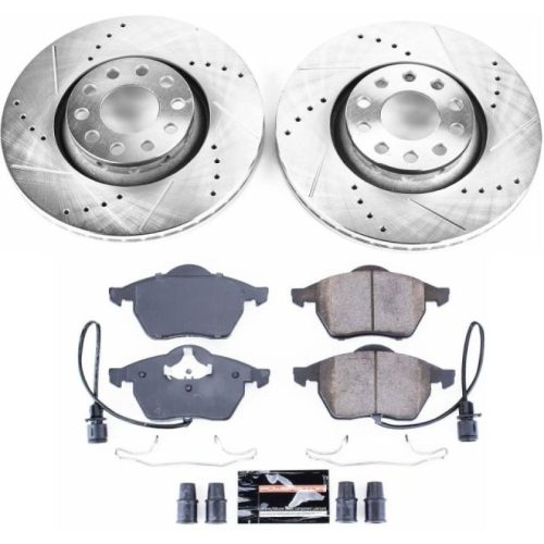 1997-1999 Audi A8 Front PowerStop Z23 Evolution Sport Brake Upgrade Kit - Premium Heavy-Duty Brake Performance
