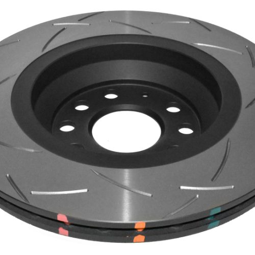 DBA 4000 Series T3 Slotted Rear Brake Rotor for Volkswagen CC and Skoda Superb 2009-12 - Premium Replacement