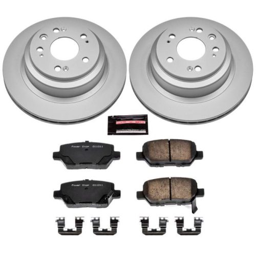 2005-2012 Acura RL Rear Brake Rotor and Ceramic Pad Assembly - Heavy-Duty Fleet Replacement