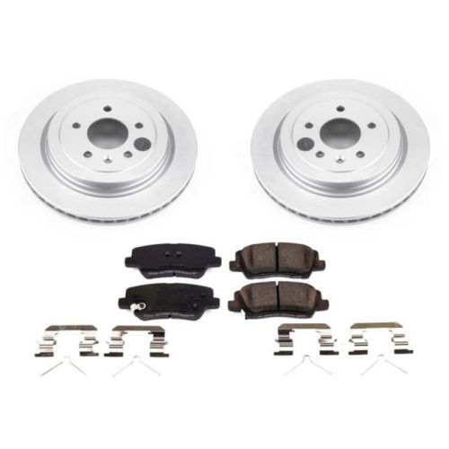 2016-2018 Cadillac ATS Rear Z17 Evolution Geomet Coated Brake Kit - Premium Replacement