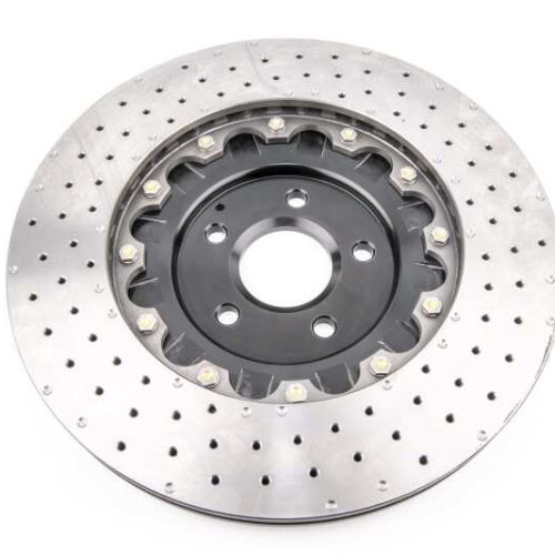 DBA 5000 Series Drilled Rotor Front 2016-18 Ford Focus RS - Premium Replacement - Image 3