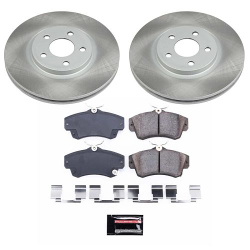 2010-2010 Chrysler PT Cruiser Front Semi-Coated Rotor Brake Kit - Premium Replacement