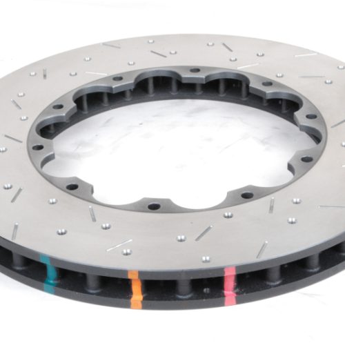DBA 5000 Series Front Drilled and Slotted Rotor Friction Ring Replacement for Nissan GTR R35 2009-11 - Premium Brake Rotor Part