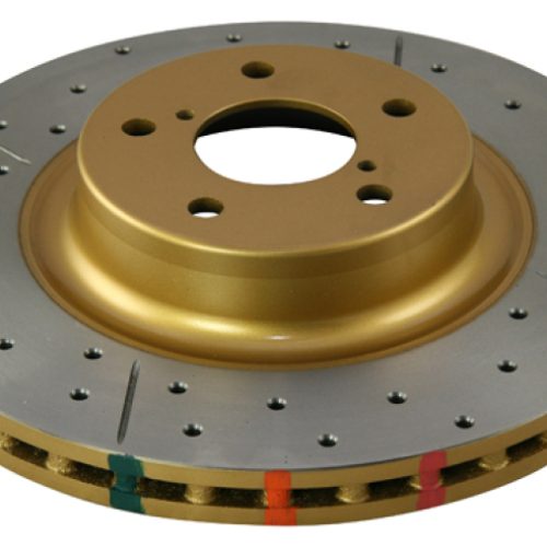 DBA Street Series Cross Drilled and Slotted Brake Rotor for Subaru Legacy, Scion FR-S, and Subaru BRZ 2007-15 - Premium Replacement - Image 3