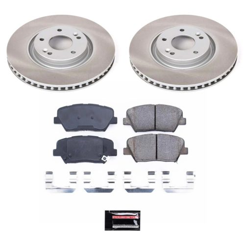 2012-2017 Hyundai Azera Front Semi-Coated Rotor Brake Assembly - Premium Replacement for Fleet and Heavy-Duty Use