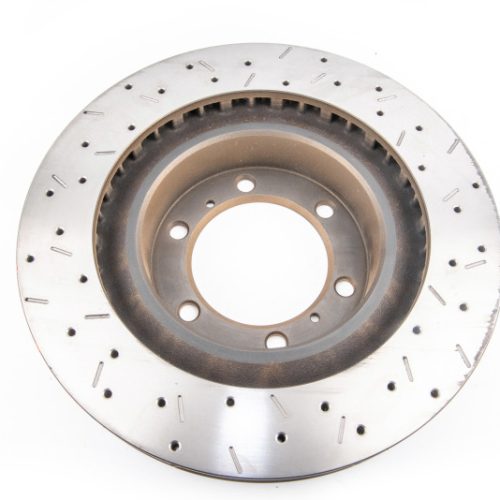 DBA 4000 Series XS Front Drilled and Slotted Rotor for Toyota 4Runner and FJ Cruiser 2010-13 - Premium Replacement - Image 2