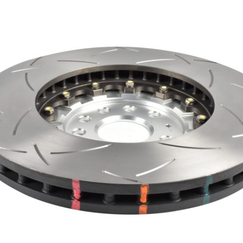 DBA 5000 Series T3 Slotted 2 Piece Front Rotor for Volkswagen Golf R Mk8 2022+ - Premium Replacement - Image 3
