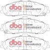 DBA Xtreme Performance Brake Pads for Chevrolet Corvette and Cadillac XLR 2001-2011 - Front Heavy-Duty Brake Pad Assembly