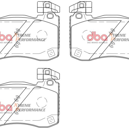 DBA XP Performance Heavy-Duty Brake Pads for Kia Stinger 2020-22 - Front Replacement