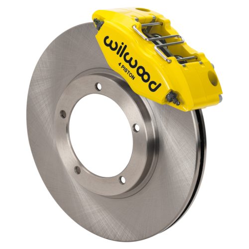 1969-1974 Porsche 911 Front Powerlite Brake Assembly with 3-Inch Plain Face Rotors - Premium Replacement