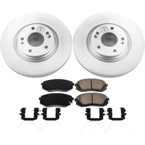 2017-2019 Kia Soul & Hyundai Veloster Front Brake Rotor and Ceramic Pad Assembly - Heavy-Duty Fleet Replacement