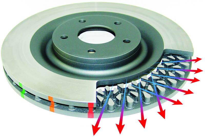 DBA 4000 Series Front Slotted Rotor for Jeep Wrangler 2011-13 - Premium Replacement - Image 2