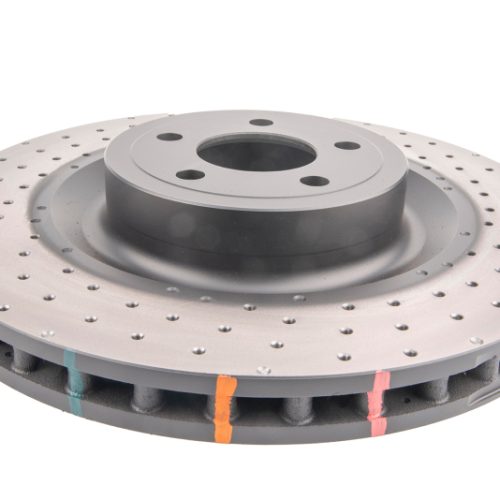 DBA 4000 Series Drilled Rotor Front Fitment for Ford Mustang 2015-17 - Premium Replacement - Image 2
