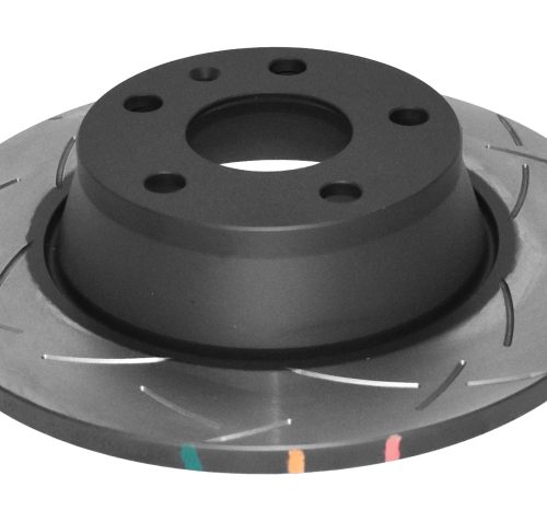 DBA 4000 Series T3 Slotted Rotor Rear 2008-15 Audi TT Quattro Performance Brake Rotor - Premium Replacement