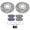 2010-2011 Hyundai Tucson & Kia Sportage Front Semi-Coated Rotor Brake Assembly - Heavy-Duty Fleet Replacement