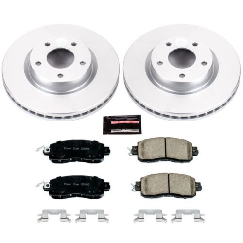 2013-2016 Nissan Altima Front Brake Rotor and Ceramic Pad Assembly - Premium Replacement