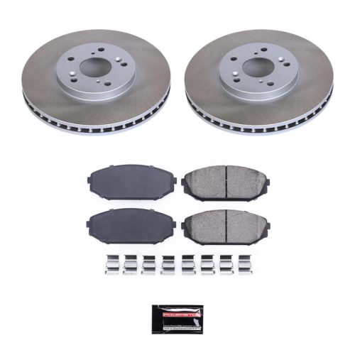 2001-2002 Acura MDX, 1999-2000 Honda Odyssey Front Semi-Coated Rotor Brake Assembly - Heavy-Duty Fleet Replacement