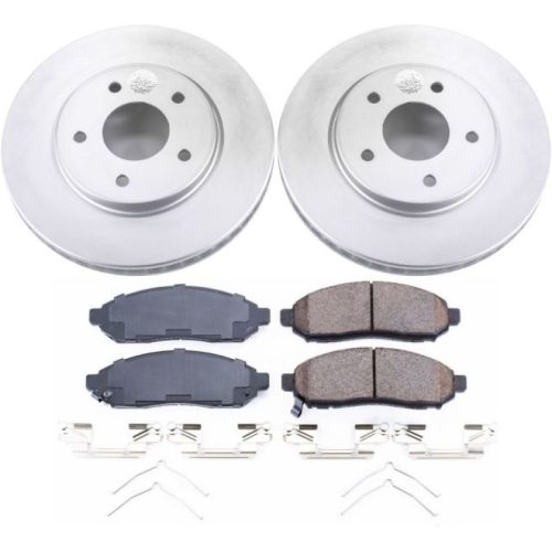 2013-2015 Nissan NV200 & Chevrolet City Express Front Brake Rotor and Pad Assembly - Premium Replacement