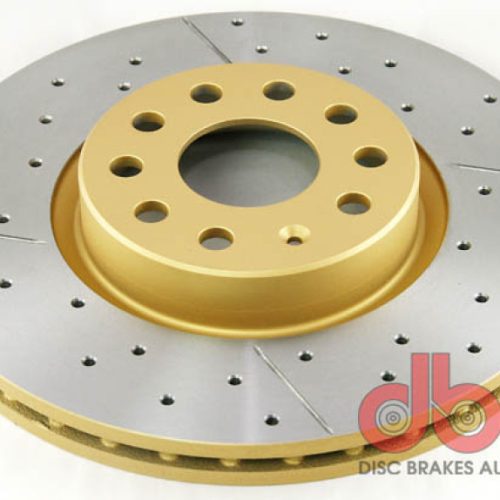 DBA X Street Series Front Drilled and Slotted Rotor for Volkswagen and Audi Models 2005-2010 - Premium Replacement - Image 3