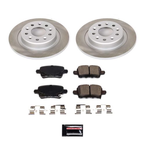 2018-2019 Chevrolet Equinox & 2019 Buick LaCrosse Rear Semi-Coated Rotor Brake Assembly - Premium Replacement