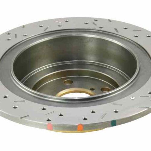 DBA 4000 Series Rear Drilled and Slotted Rotor for Subaru Impreza and Baja 2001-05 - Premium Replacement - Image 7